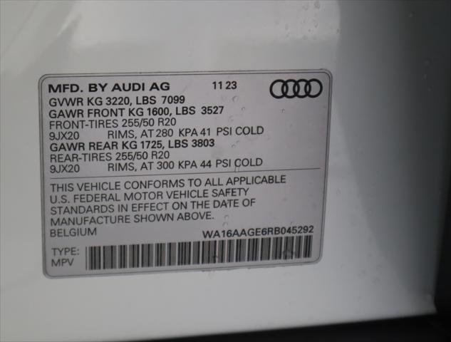 new 2024 Audi Q8 car, priced at $88,185