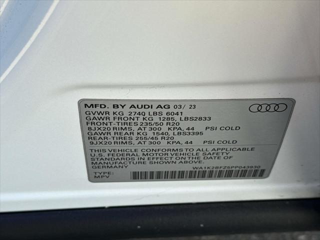 used 2023 Audi Q4 e-tron car, priced at $33,715