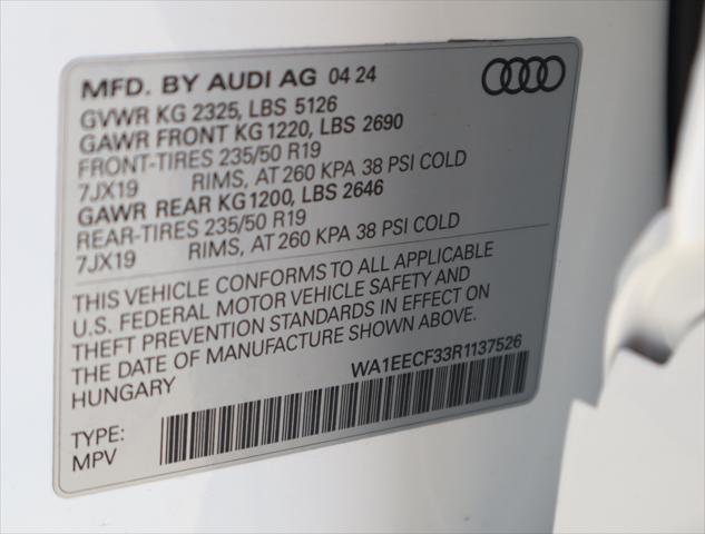 new 2024 Audi Q3 car, priced at $45,435