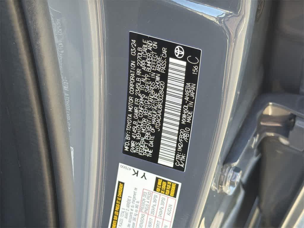 used 2024 Toyota Prius car, priced at $24,800