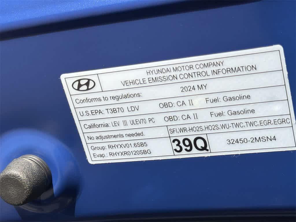 used 2024 Hyundai Venue car, priced at $19,000