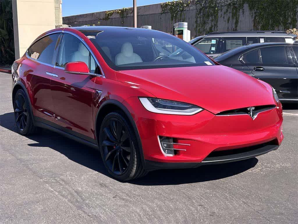 used 2021 Tesla Model X car, priced at $42,900