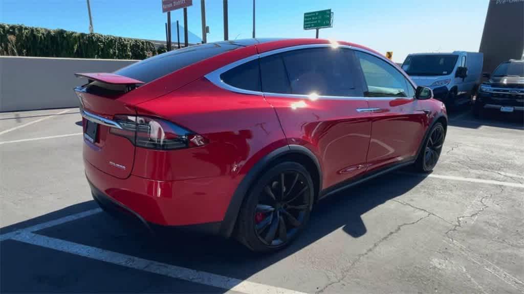 used 2021 Tesla Model X car, priced at $42,900