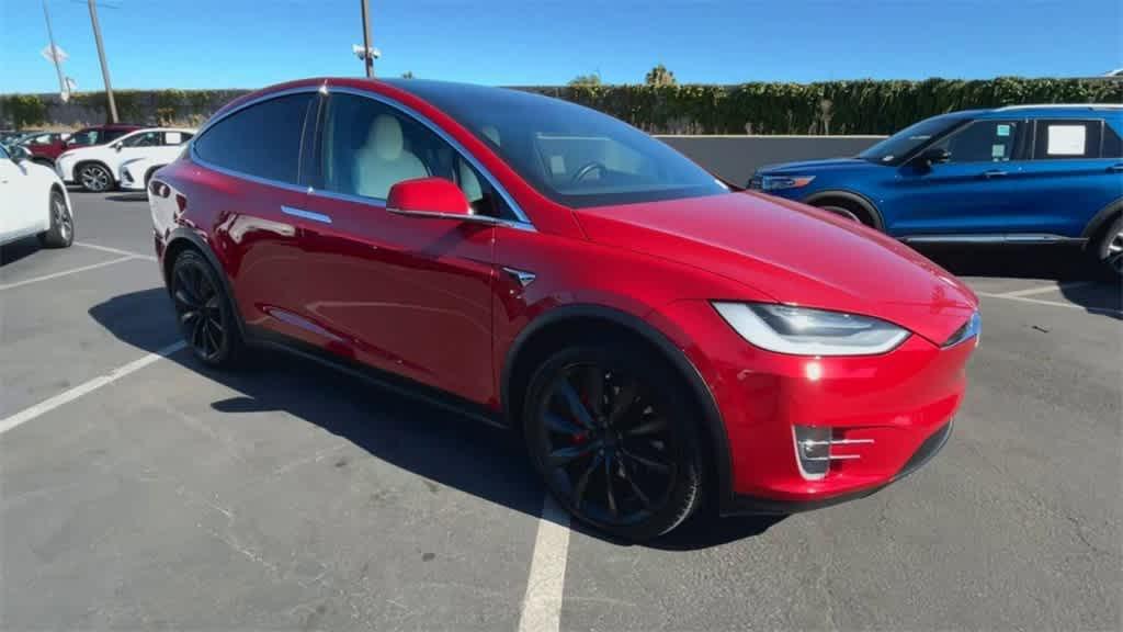 used 2021 Tesla Model X car, priced at $42,900