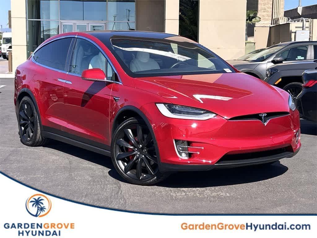 used 2021 Tesla Model X car, priced at $42,900