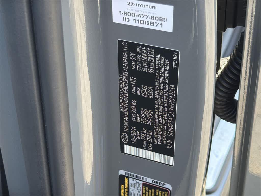 used 2024 Hyundai Santa Fe car, priced at $35,000