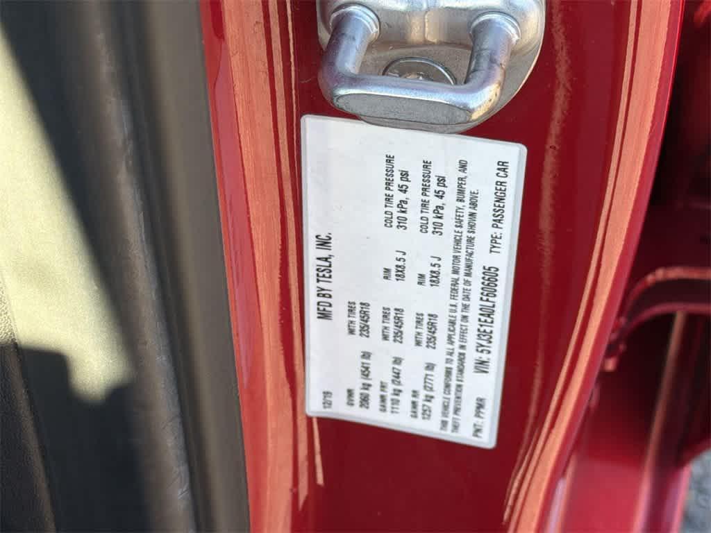 used 2020 Tesla Model 3 car, priced at $20,698