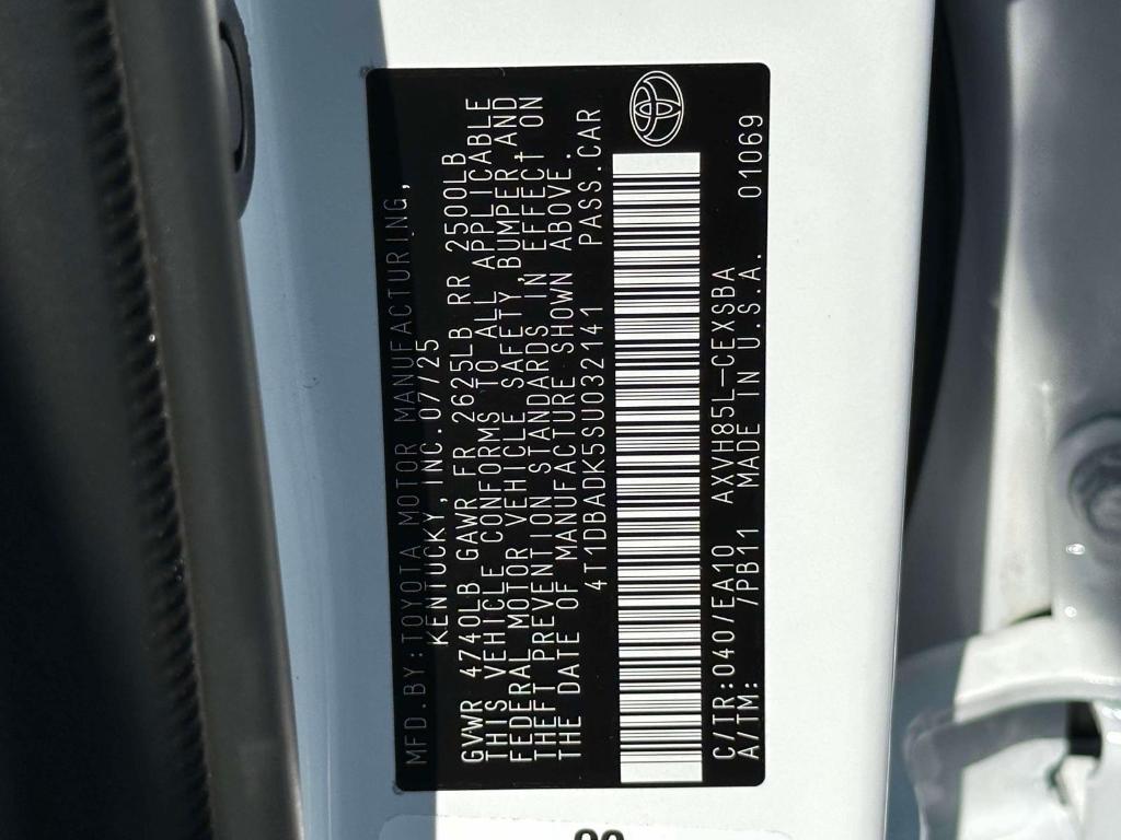 used 2025 Toyota Camry car, priced at $33,999