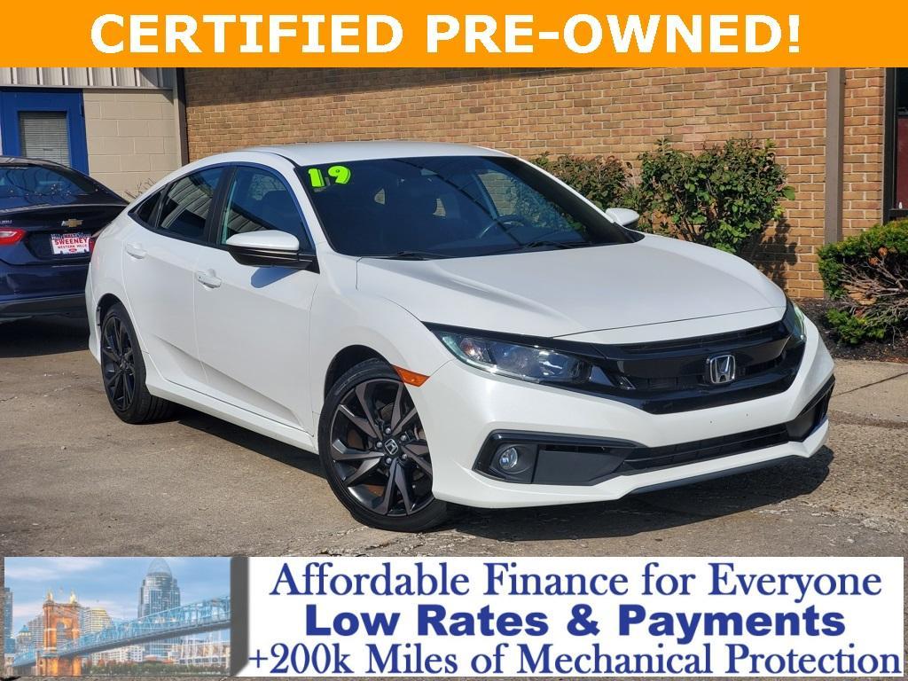 used 2019 Honda Civic car, priced at $20,953