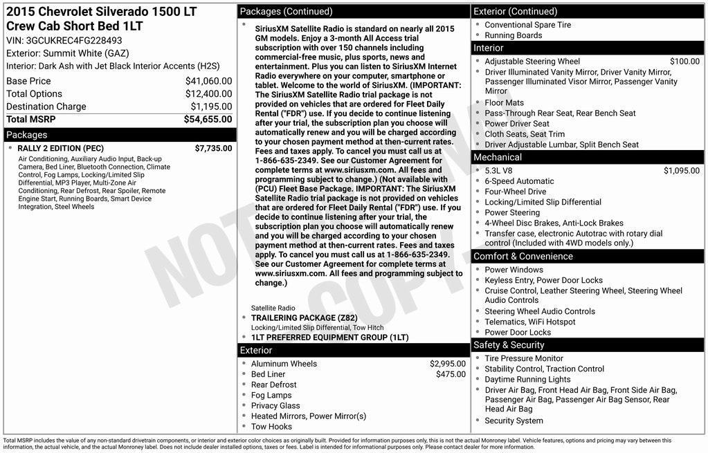 used 2015 Chevrolet Silverado 1500 car, priced at $21,394