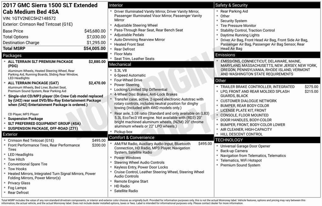 used 2017 GMC Sierra 1500 car, priced at $22,999