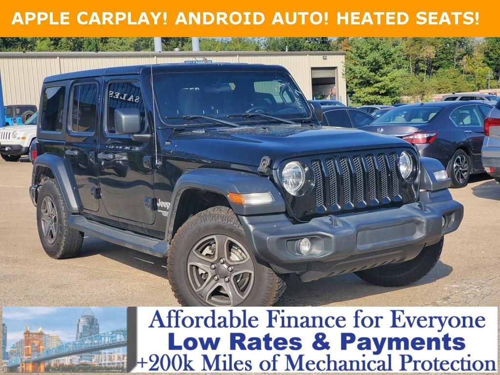 used 2018 Jeep Wrangler Unlimited car, priced at $21,404