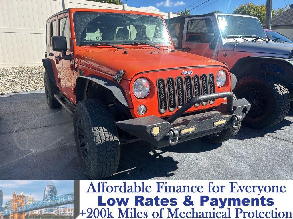 used 2015 Jeep Wrangler Unlimited car, priced at $15,871