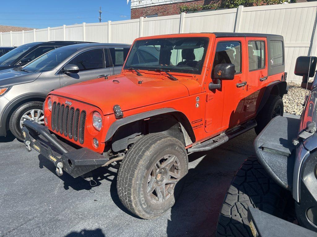 used 2015 Jeep Wrangler Unlimited car, priced at $15,871