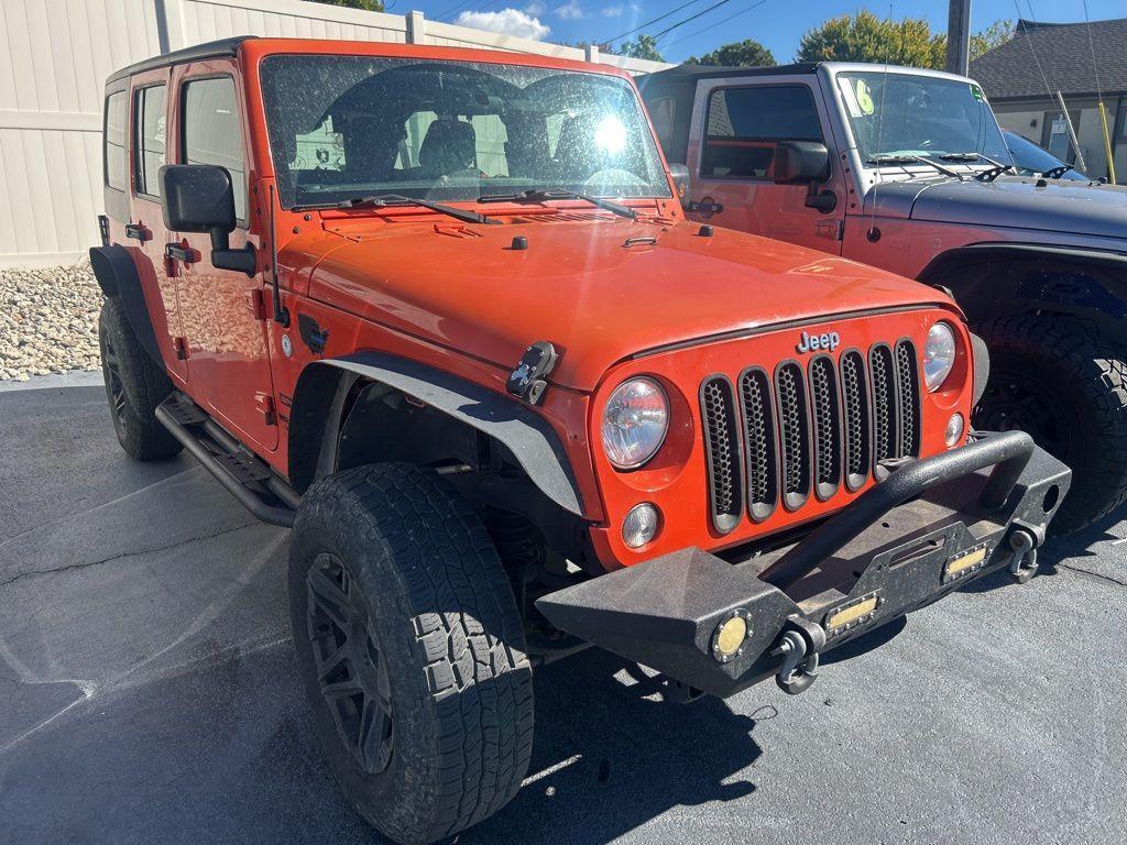 used 2015 Jeep Wrangler Unlimited car, priced at $15,871