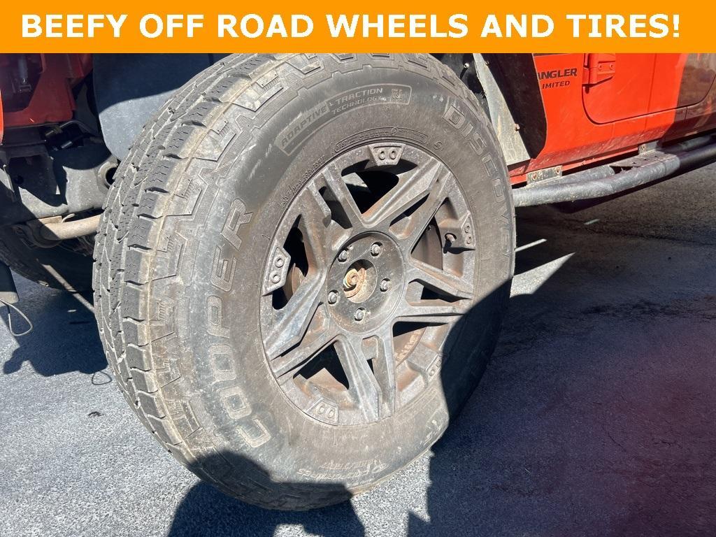 used 2015 Jeep Wrangler Unlimited car, priced at $15,967