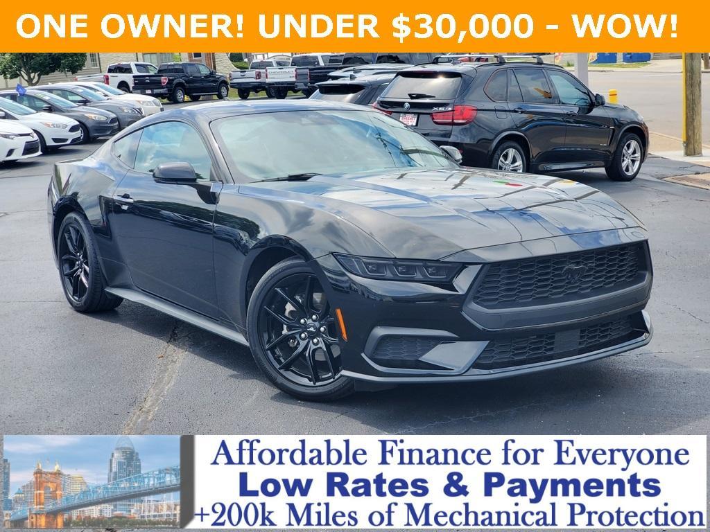 used 2024 Ford Mustang car, priced at $27,499