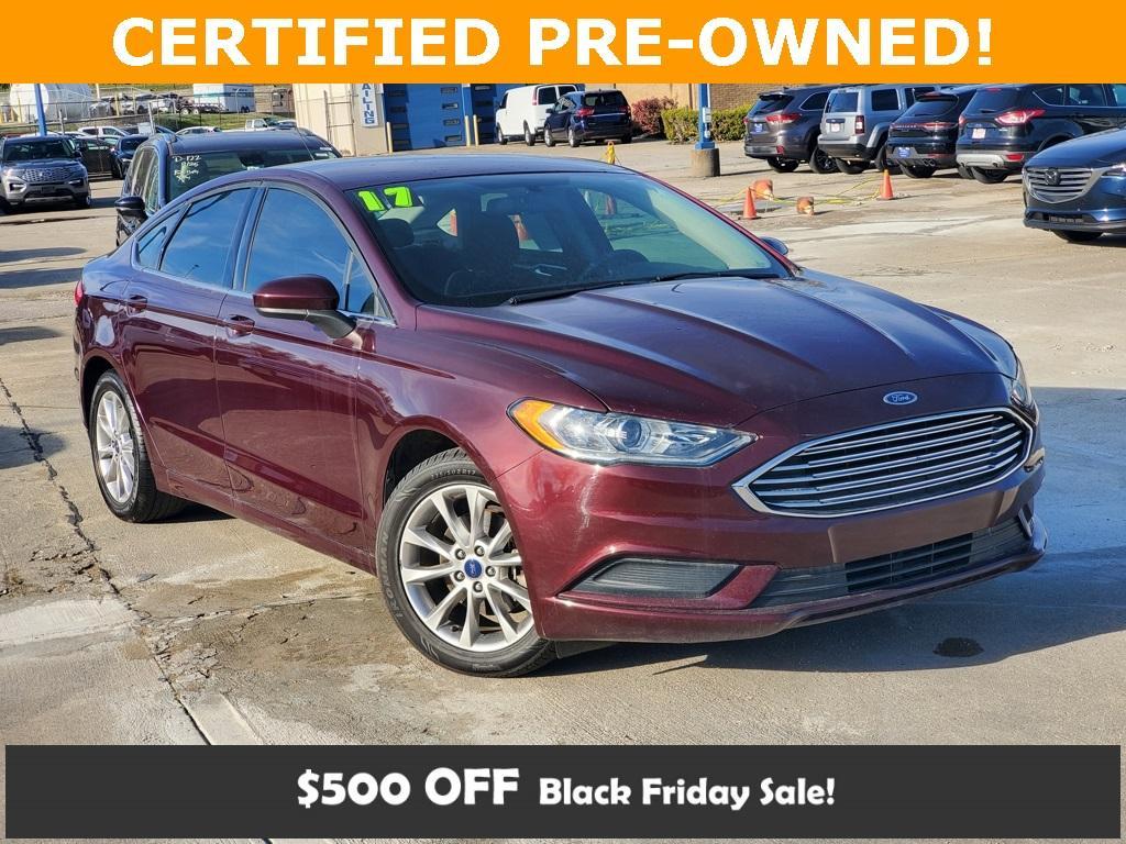 used 2017 Ford Fusion car, priced at $14,491
