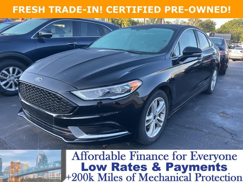 used 2018 Ford Fusion car, priced at $14,495