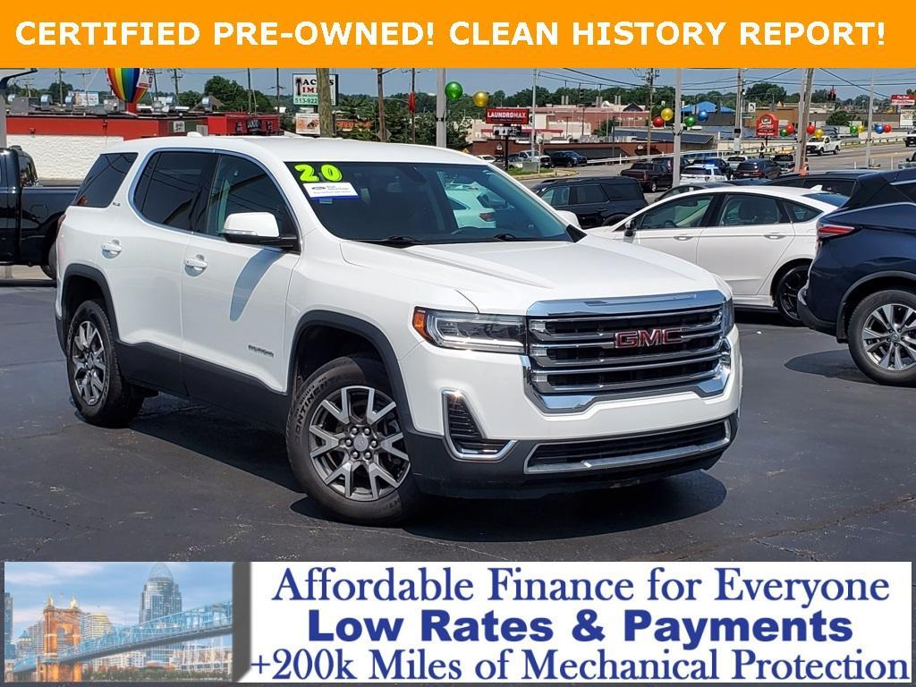 used 2020 GMC Acadia car, priced at $21,910