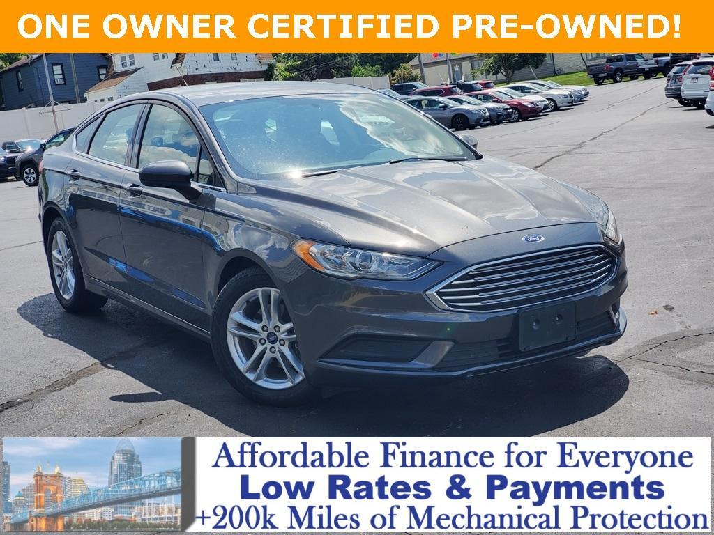 used 2018 Ford Fusion car, priced at $15,243