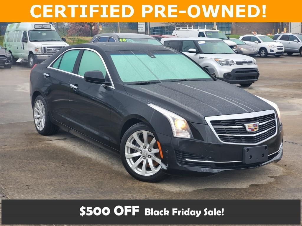 used 2018 Cadillac ATS car, priced at $18,588