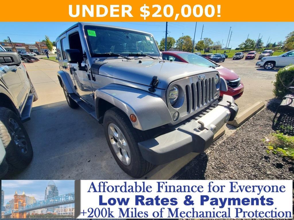 used 2015 Jeep Wrangler Unlimited car, priced at $19,999