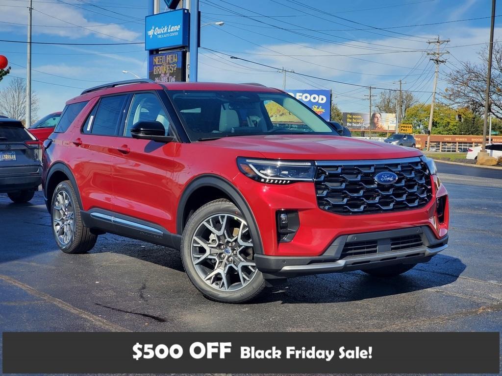 new 2025 Ford Explorer car, priced at $55,401