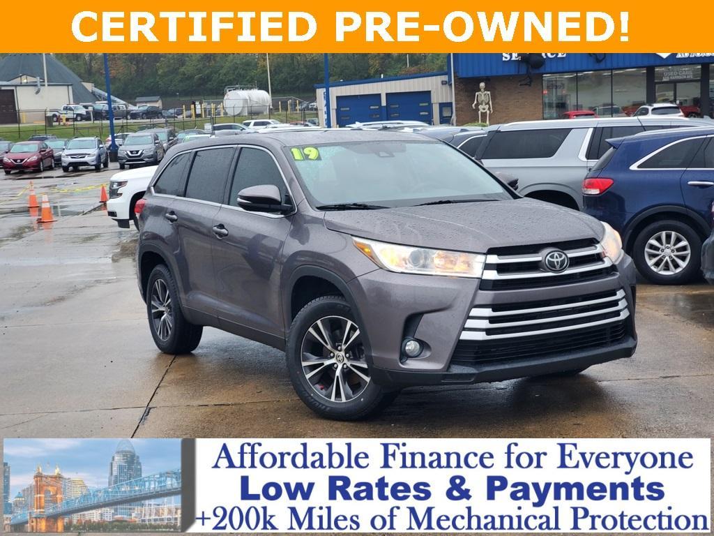 used 2019 Toyota Highlander car, priced at $21,980
