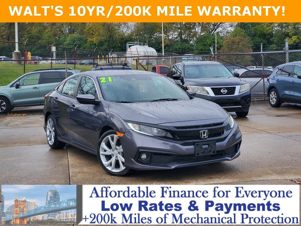 used 2021 Honda Civic car, priced at $20,973