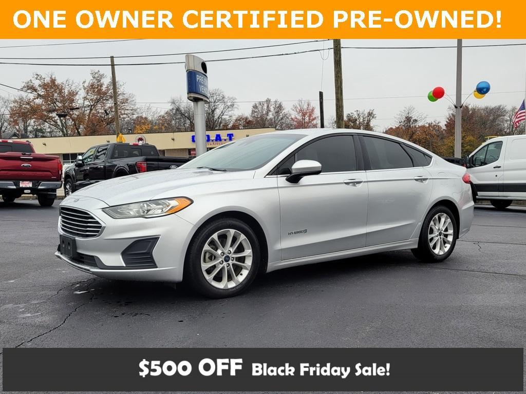 used 2019 Ford Fusion Hybrid car, priced at $14,969