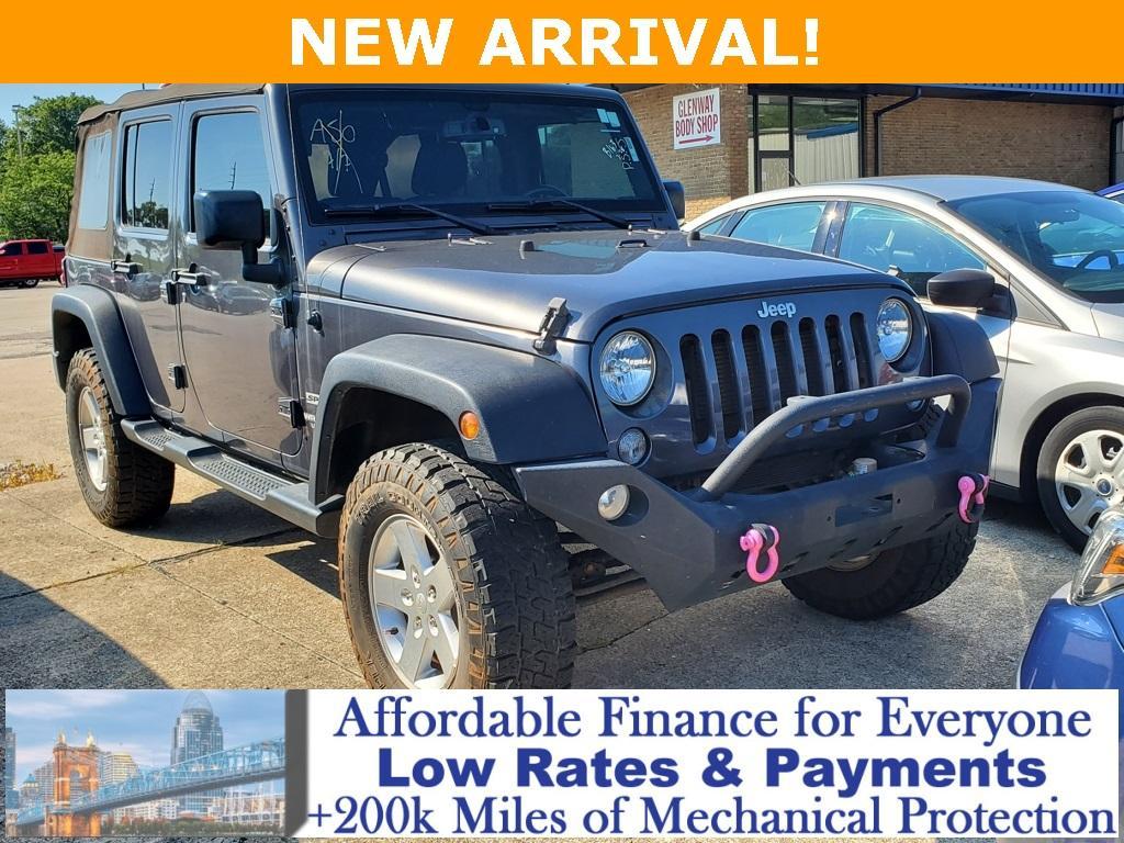 used 2016 Jeep Wrangler Unlimited car, priced at $20,849