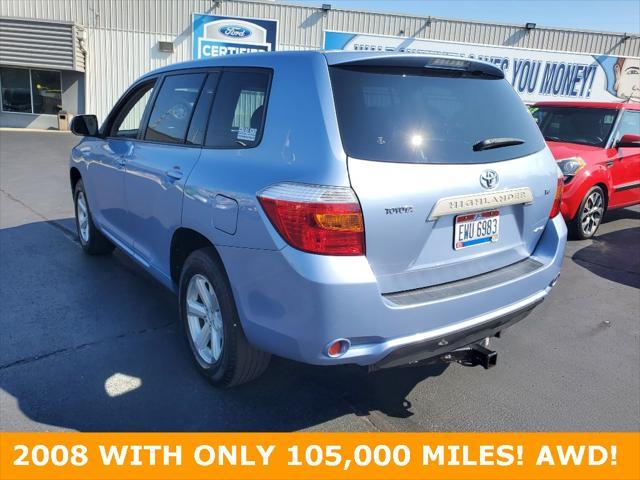 used 2008 Toyota Highlander car, priced at $10,390