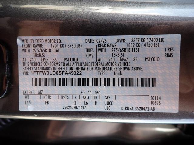 new 2025 Ford F-150 car, priced at $62,060