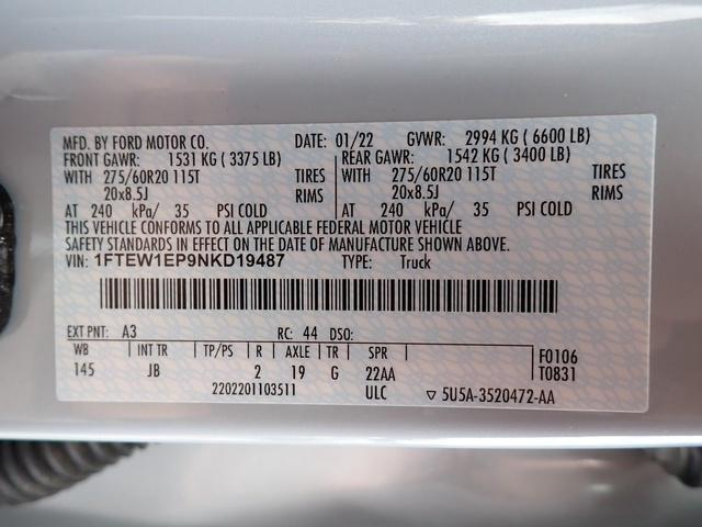 used 2022 Ford F-150 car, priced at $38,195