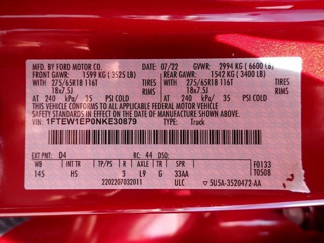 used 2022 Ford F-150 car, priced at $44,599