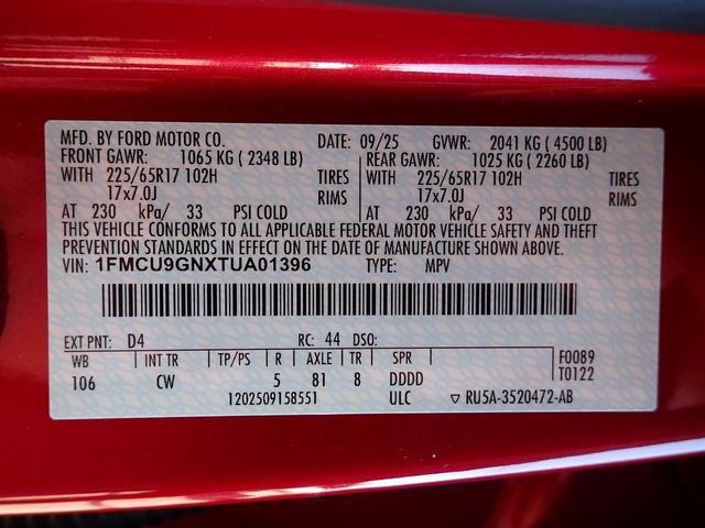 new 2026 Ford Escape car, priced at $37,670