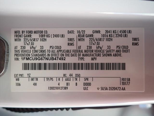 used 2022 Ford Escape car, priced at $23,742