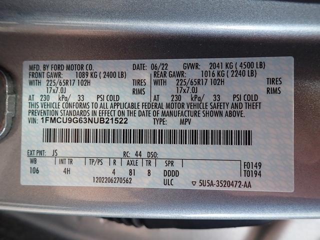 used 2022 Ford Escape car, priced at $23,769