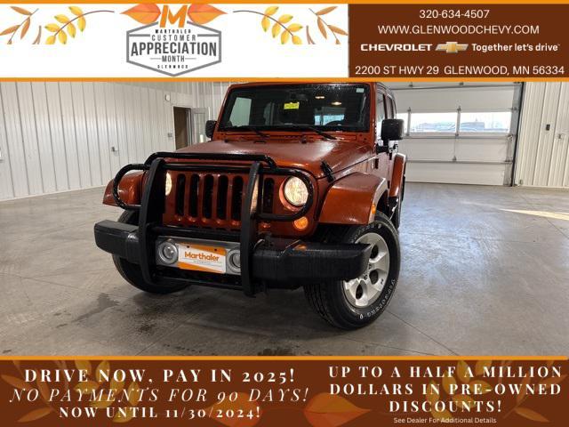 used 2014 Jeep Wrangler Unlimited car, priced at $13,990