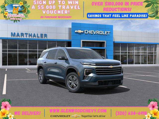 new 2025 Chevrolet Traverse car, priced at $45,495