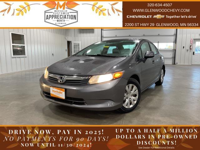 used 2012 Honda Civic car, priced at $7,800