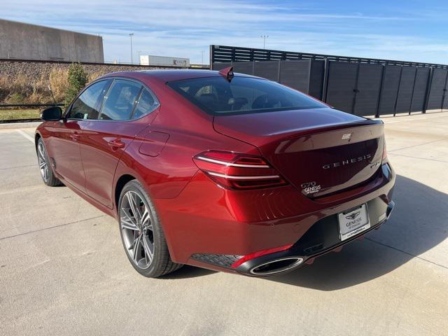 new 2025 Genesis G70 car, priced at $59,055