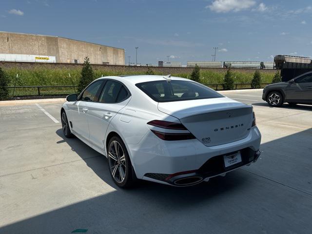 new 2025 Genesis G70 car, priced at $56,445