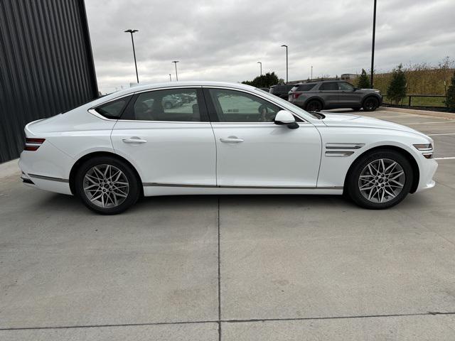 new 2025 Genesis G80 car, priced at $55,856