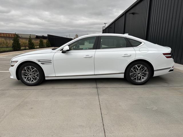 new 2025 Genesis G80 car, priced at $55,856