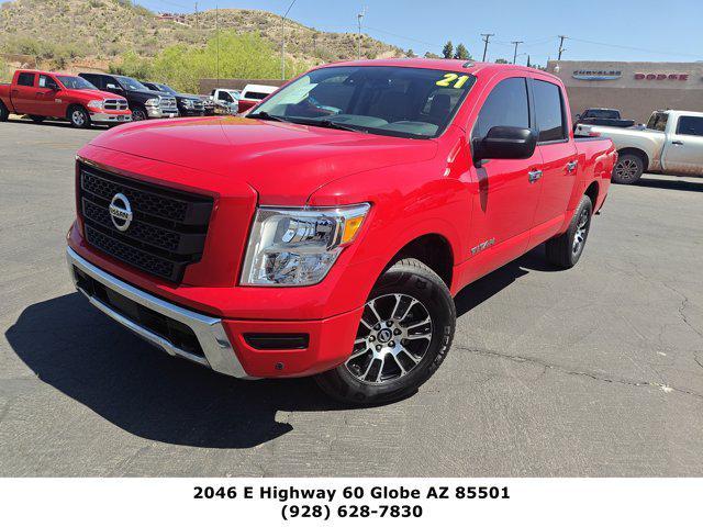 used 2021 Nissan Titan car, priced at $25,143