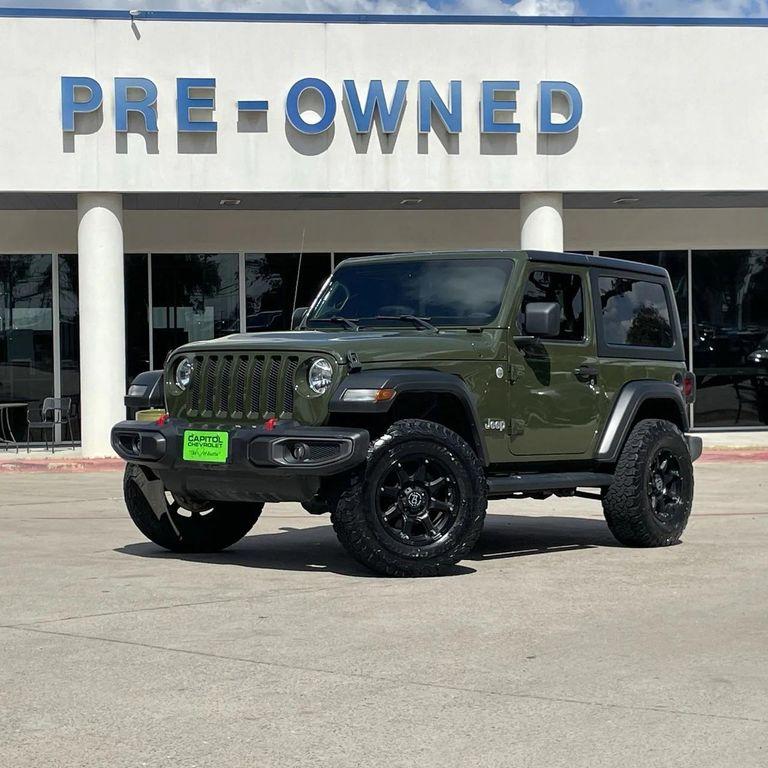 used 2021 Jeep Wrangler car, priced at $25,885