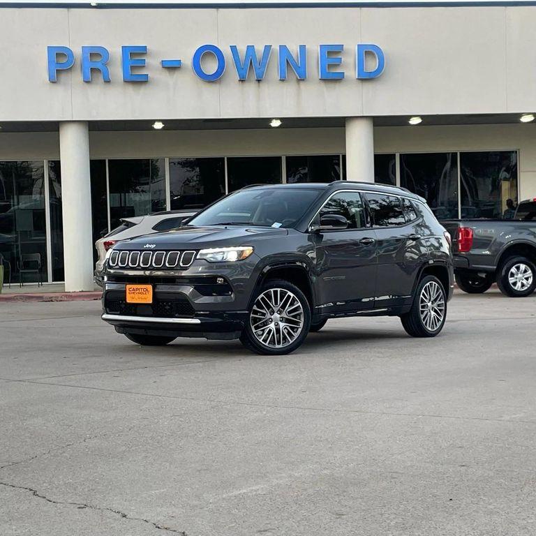 used 2022 Jeep Compass car, priced at $22,160