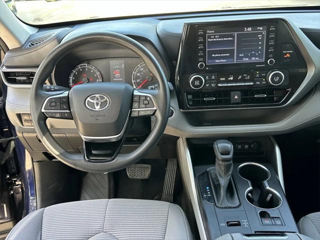 used 2021 Toyota Highlander car, priced at $27,576